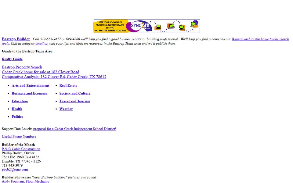 Peak-activity snapshot of bastropbuilder.com from Jun 05, 2004
